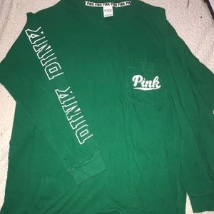 Long Sleeve Campus pocket tee - Victoria Secret